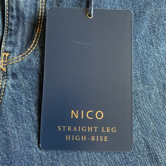 Gloria Vanderbilt Womens Jeans Nico High Rise Straight Leg Palmer Sz 12 Waist 31 - Picture 3 of 8